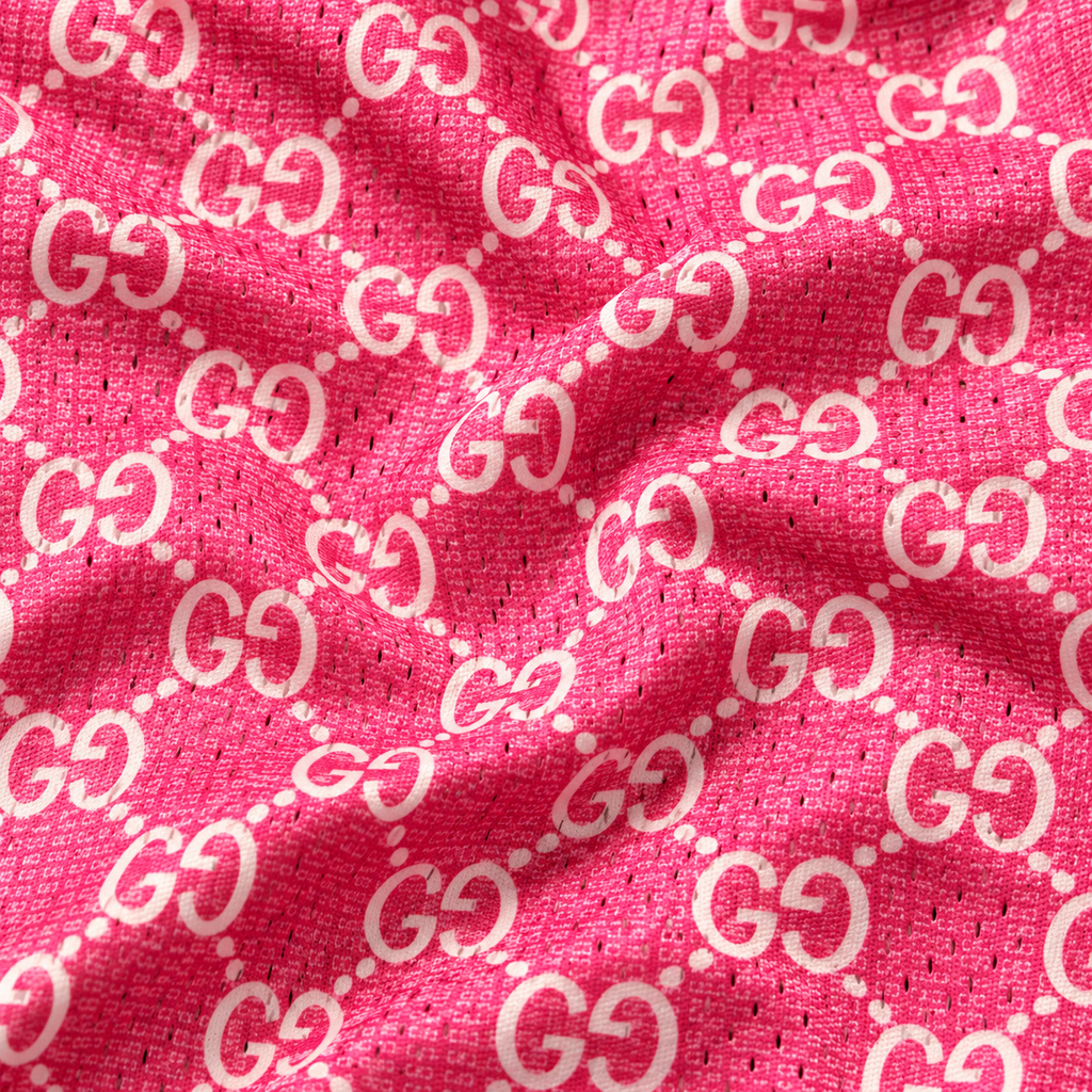 Bravest Studios Gucci-Inspired Mesh Monogram Shorts Pink 2020 (USED)