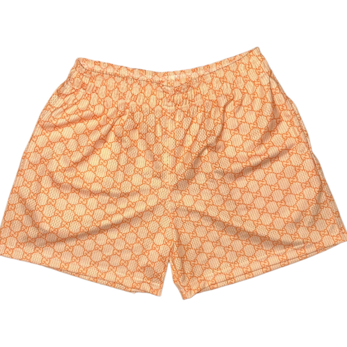 Bravest Studios Gucci-Inspired Mesh Shorts Monogram Creamsicle 2020 (USED)