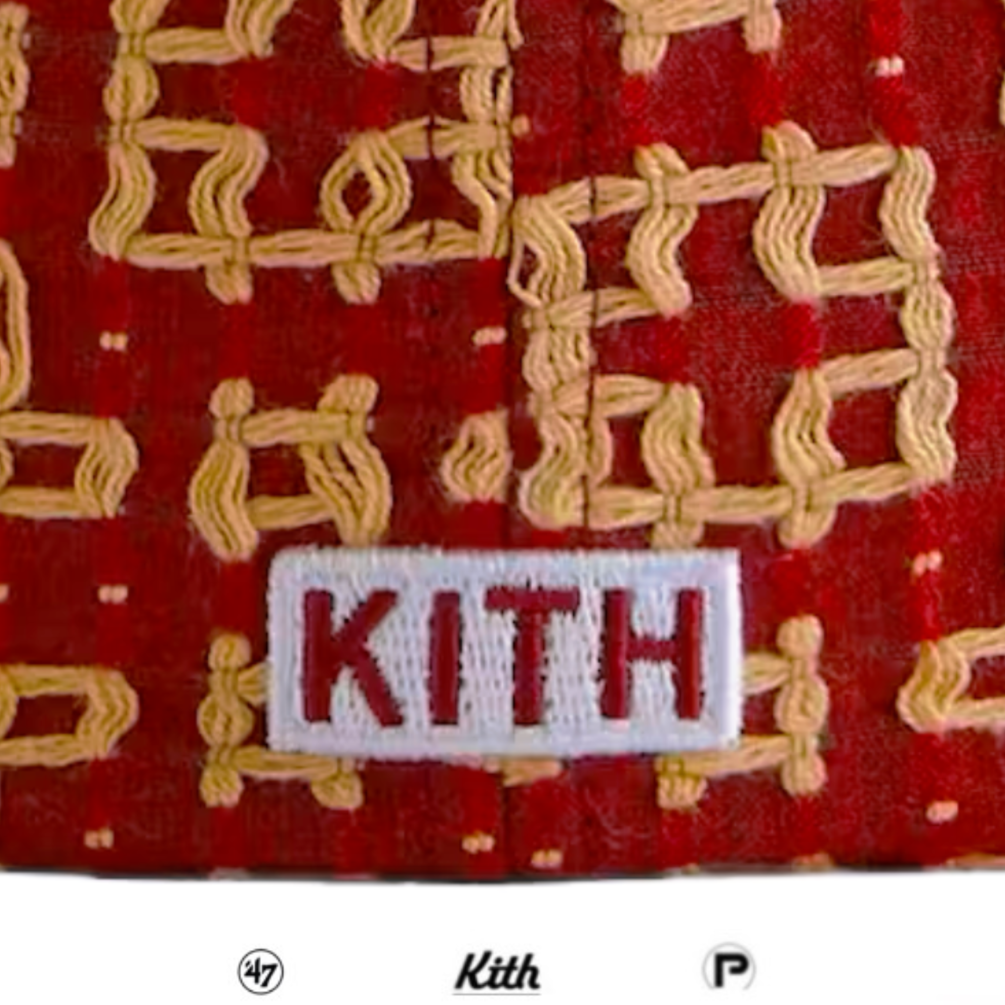 Kith ‘47 New York Mets Dobby Pickstitch Fitted Cap 2024 (USED)