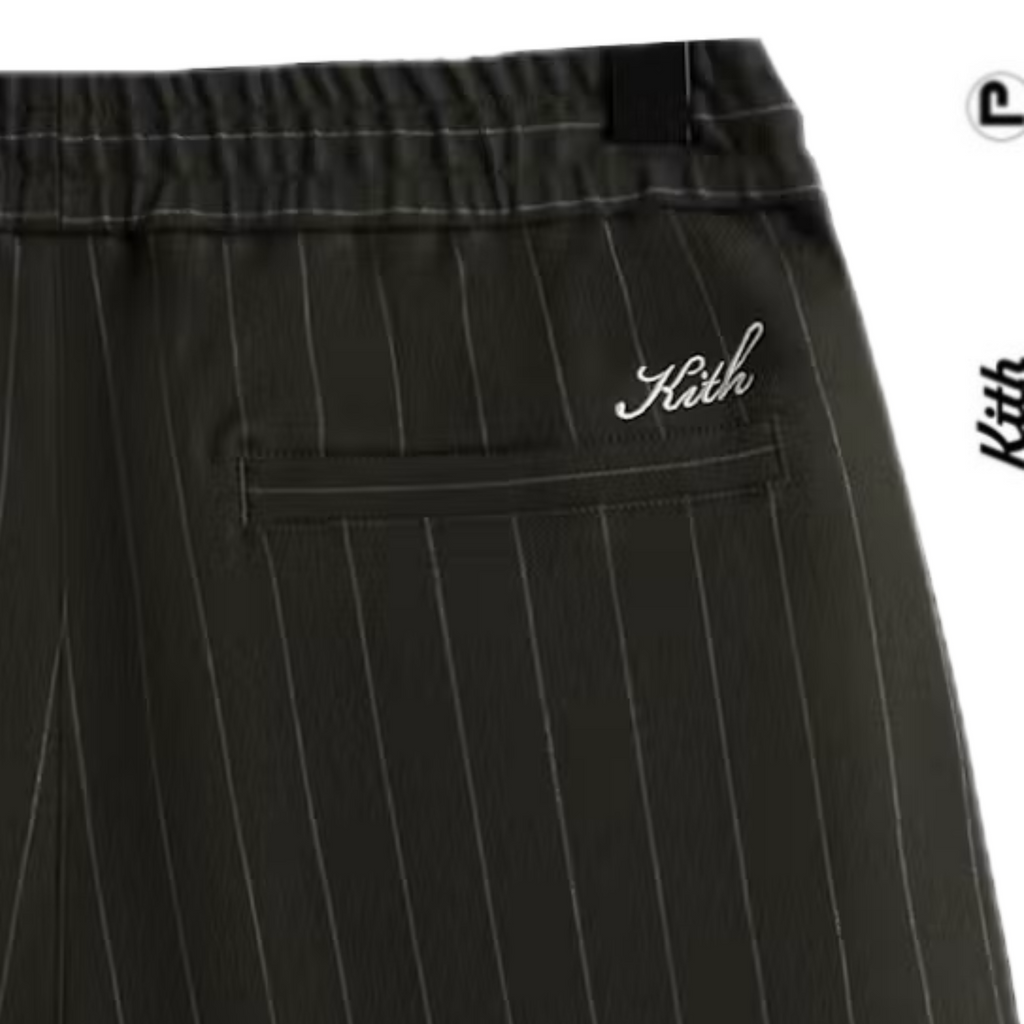 Kith Double Weave Pinstripe Short Stadium 2024 (USED)