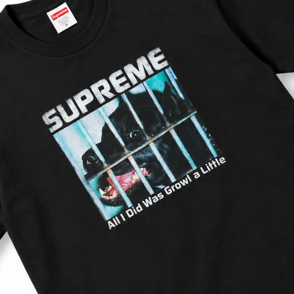Supreme Growl Tee Black 2026
