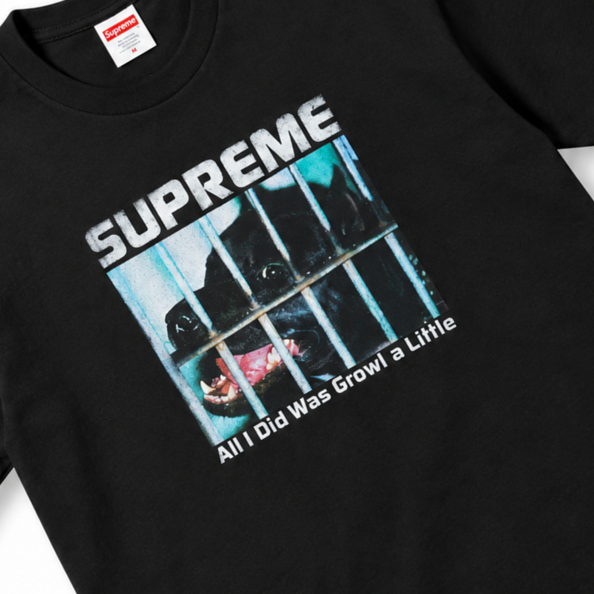 Supreme Growl Tee Black 2026