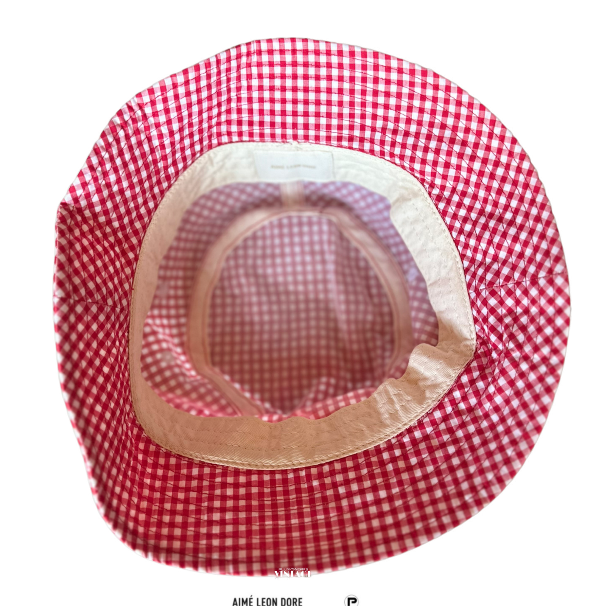 Aime Leon Dore Gingham Plaid Bucket Hat 2016 (USED)