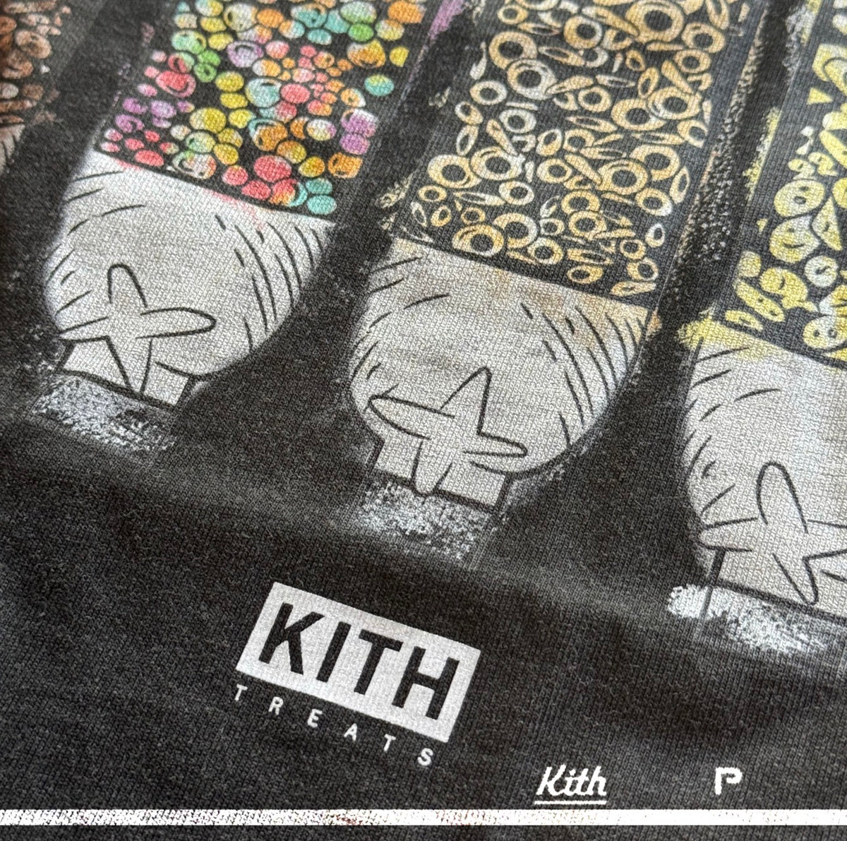 Kith Treats Cereal Dispenser Vintage Tee Black | Store Exclusive 2025
