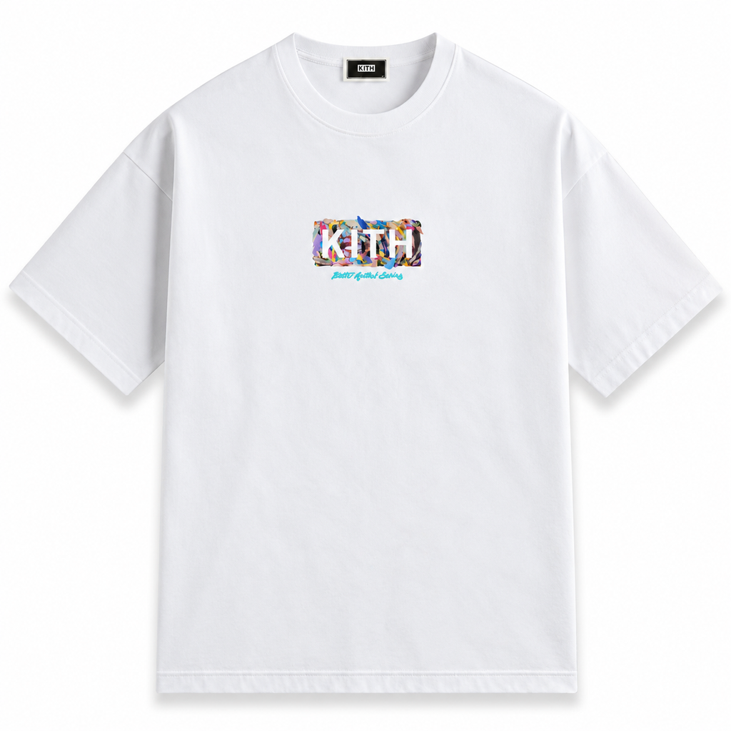 Kith Artist Series Marcus Troy Gallery Tee White 2025