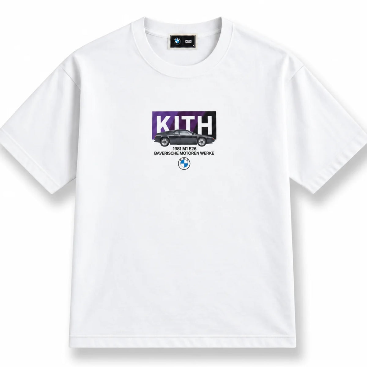 Kith for BMW M1 Classic Box Logo Tee White 2026