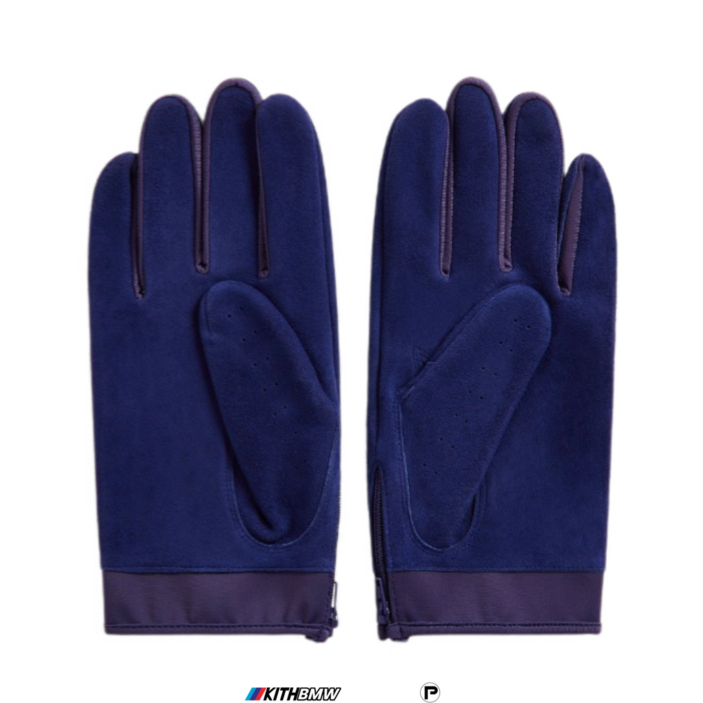 Kith for BMW Suede Driving Gloves Techno Violet