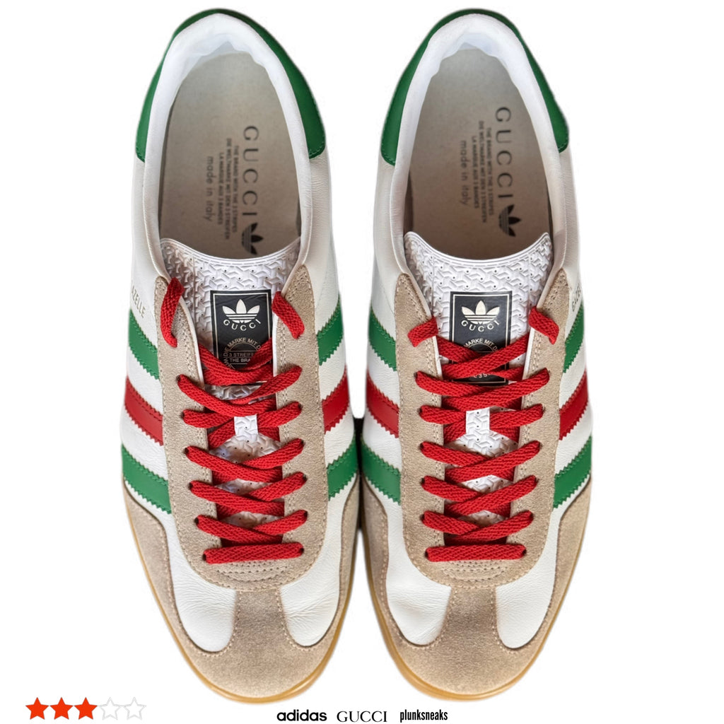 adidas Gucci Gazelle Original GG White (USED)