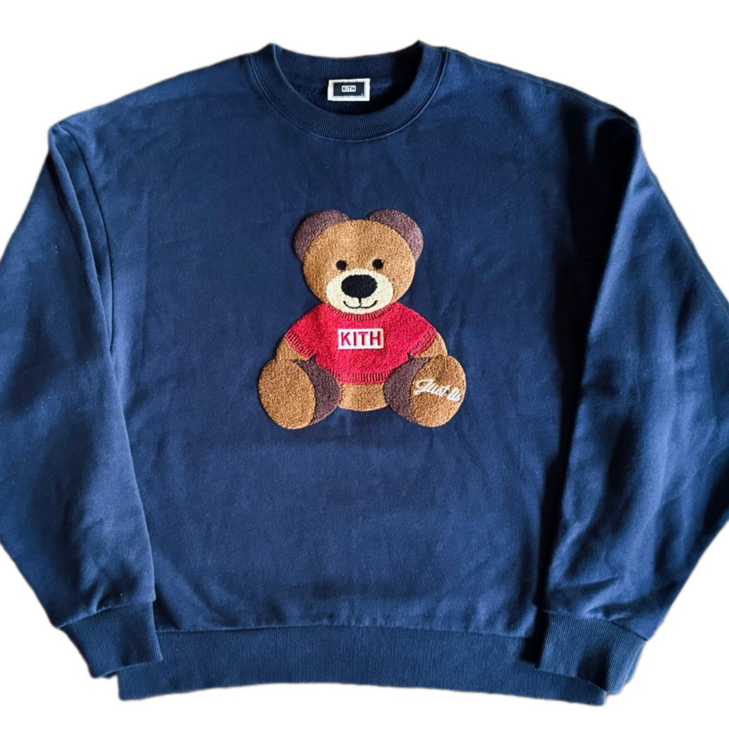 Kith Kithmas Teddy Nelson Crewneck Nocturnal 2024 (USED)