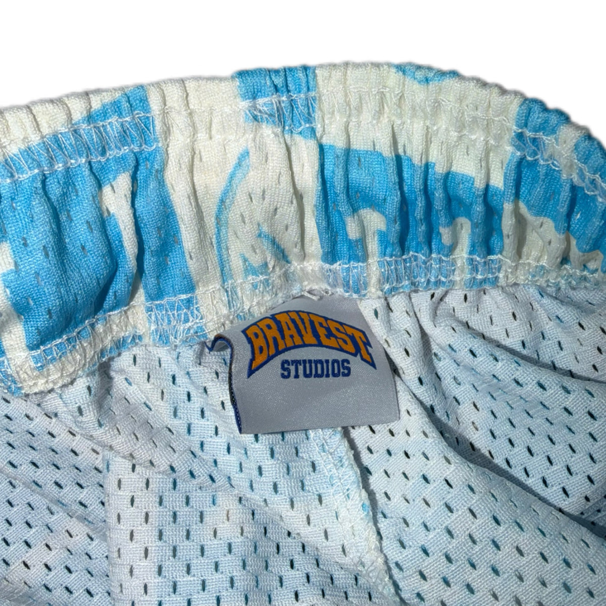 Bravest Studios Hermès-Inspired Mesh Monogram Shorts White 2022 (USED)