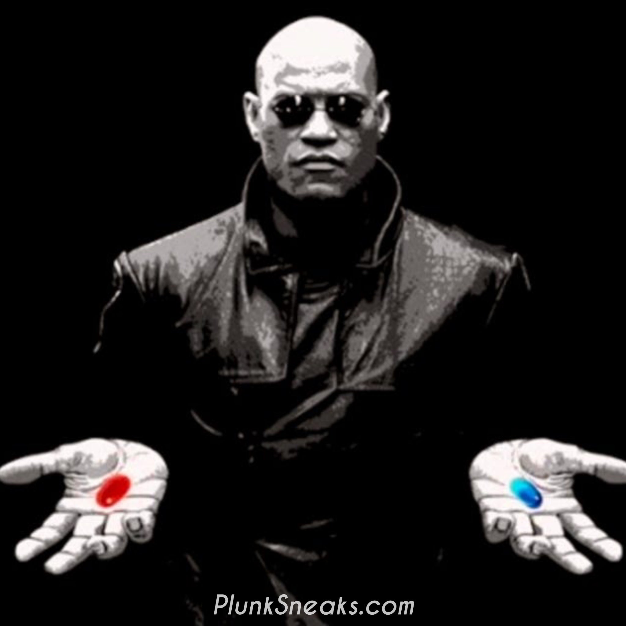 Kith for The Matrix Red Pill Blue Pill Long Sleeve Tee