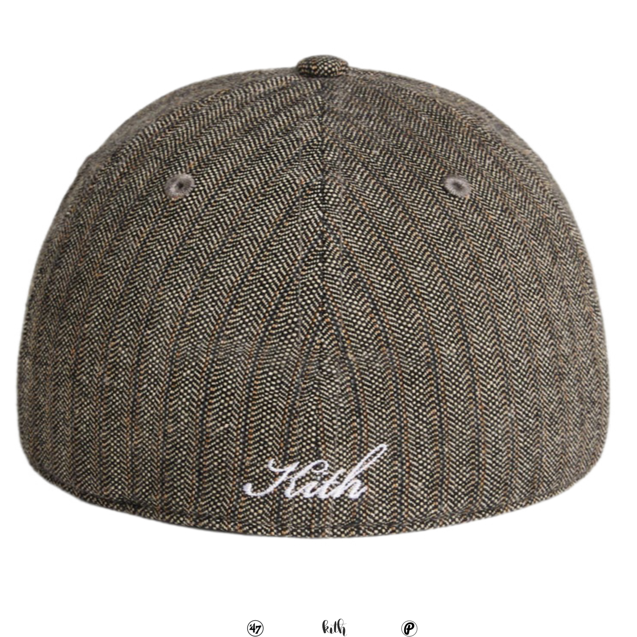Kith & '47 for the MLB New York Yankees Barre Stripe Franchise LS Fitted Cap