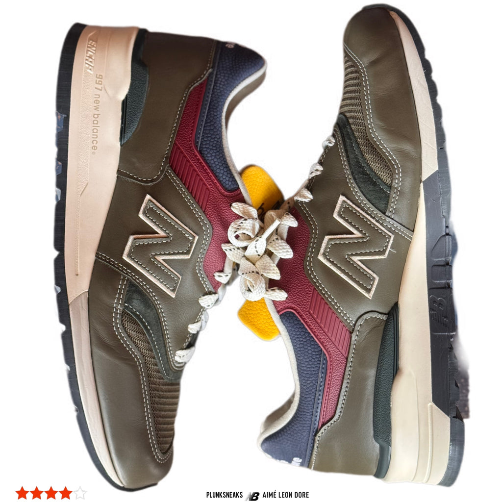 Aimé Leon Dore x New Balance 997 MiUSA Dark Moss Angora (USED)