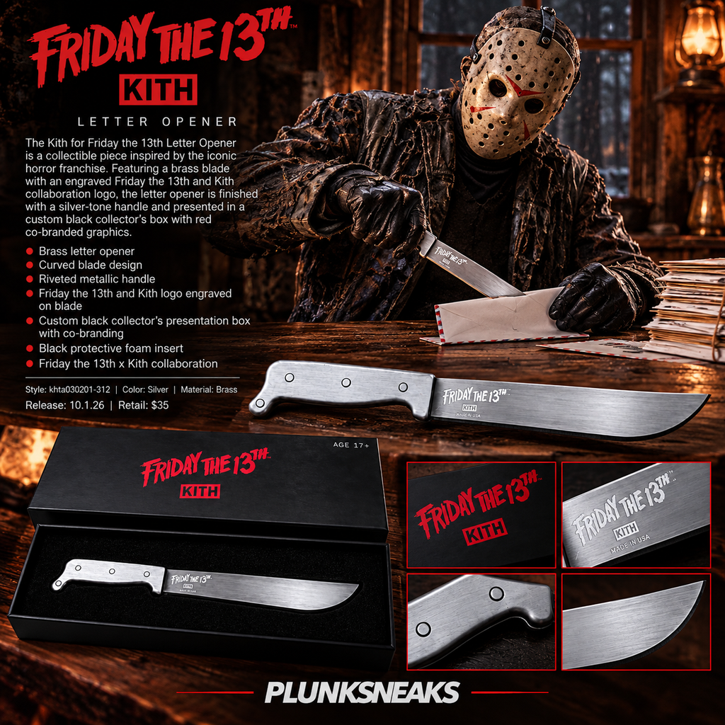 Kith Friday The 13th Jason Voorhees Letter Opener 2026