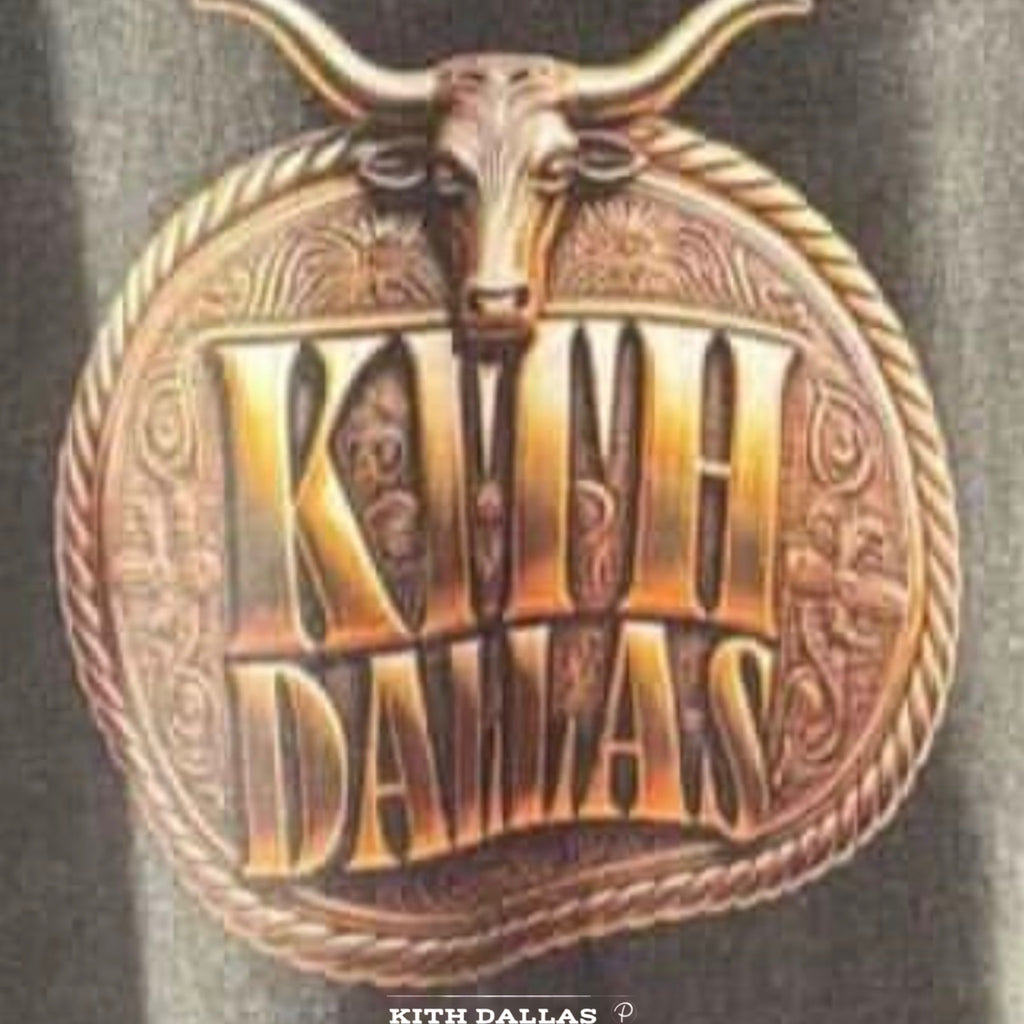 Kith Dallas Belt Buckle Vintage Tee | Store Exclusive