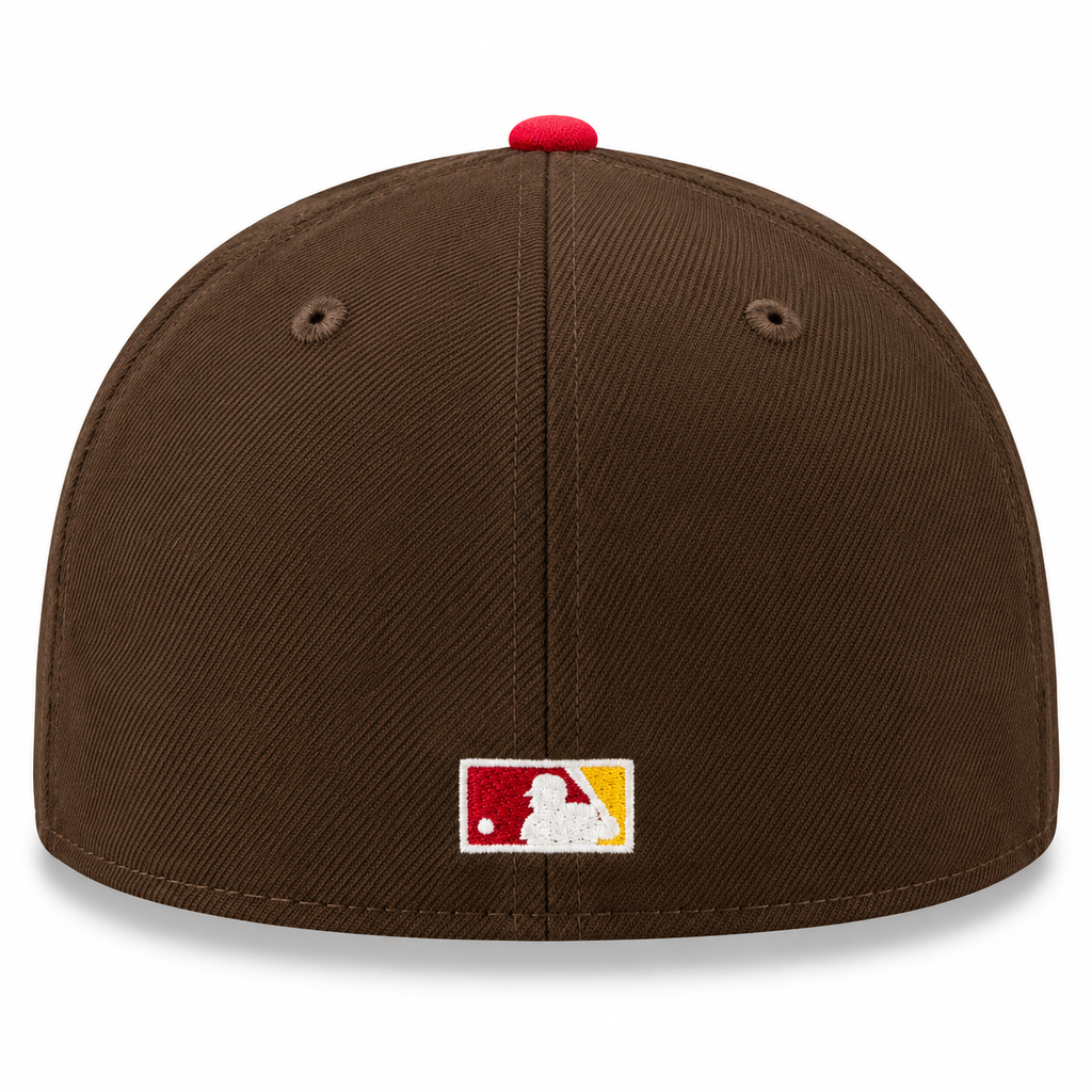 Hat Club New Era Chicago Cubs Vintage Bear 1990 All-Star Game 59FIFTY Fitted Hat Brown Red 2022