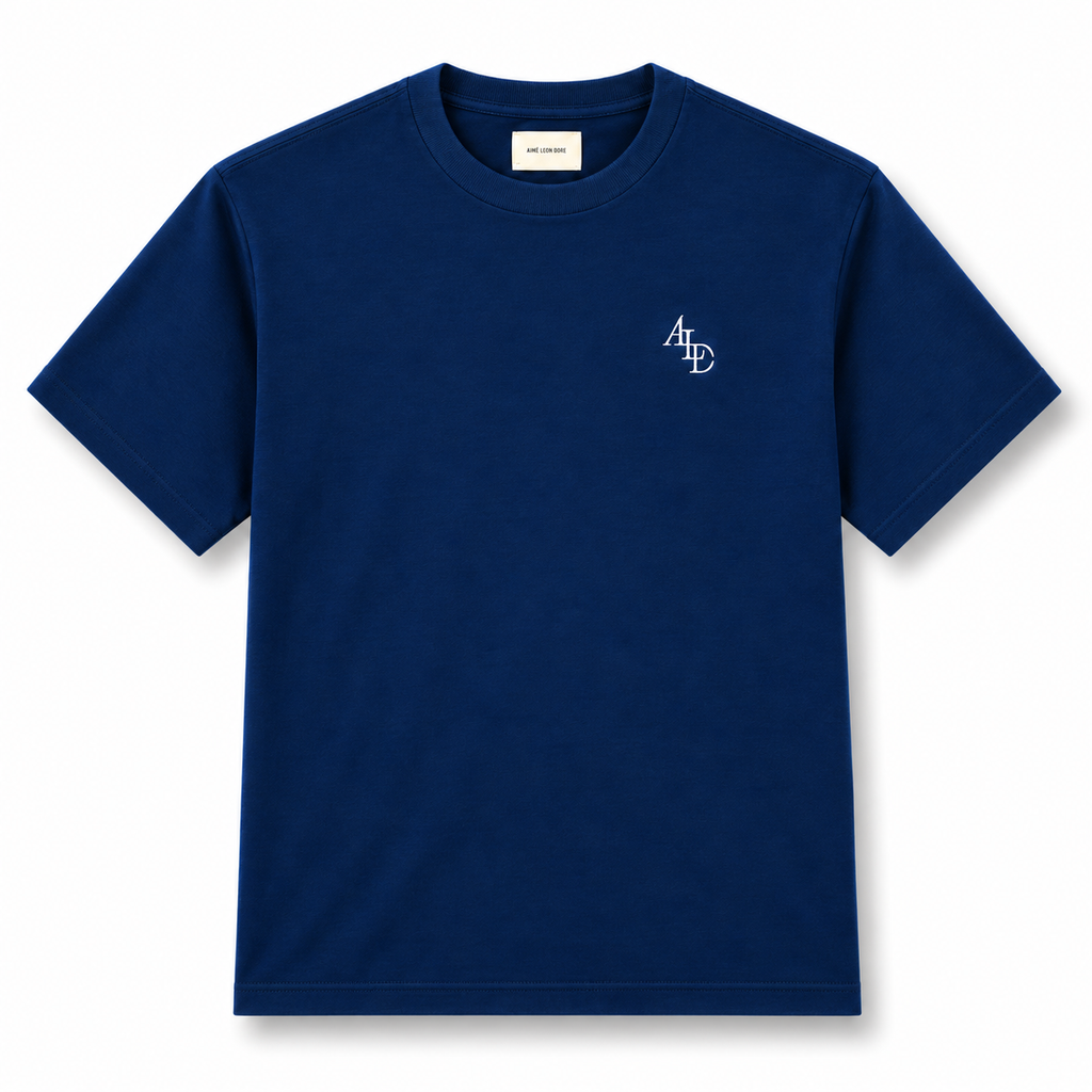 Aime Leon Dore Monogram Uniform Tee Blue 2018 (USED)