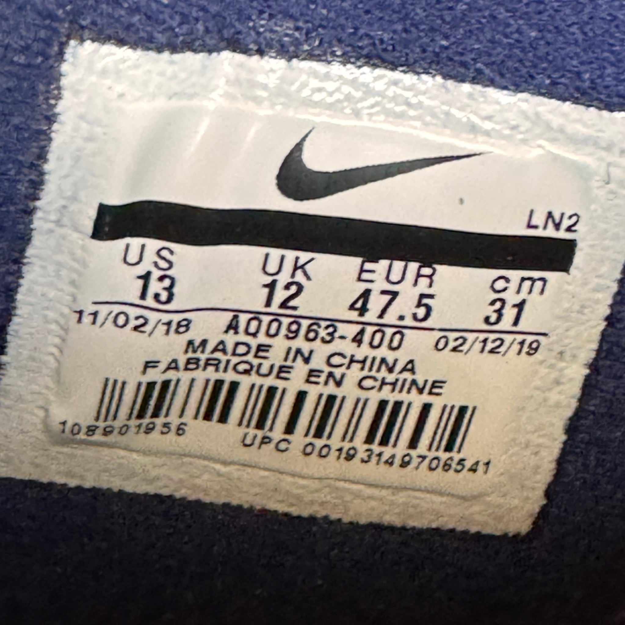 Air Jordan 11 Low Golf No Denim Allowed 2019 (USED)