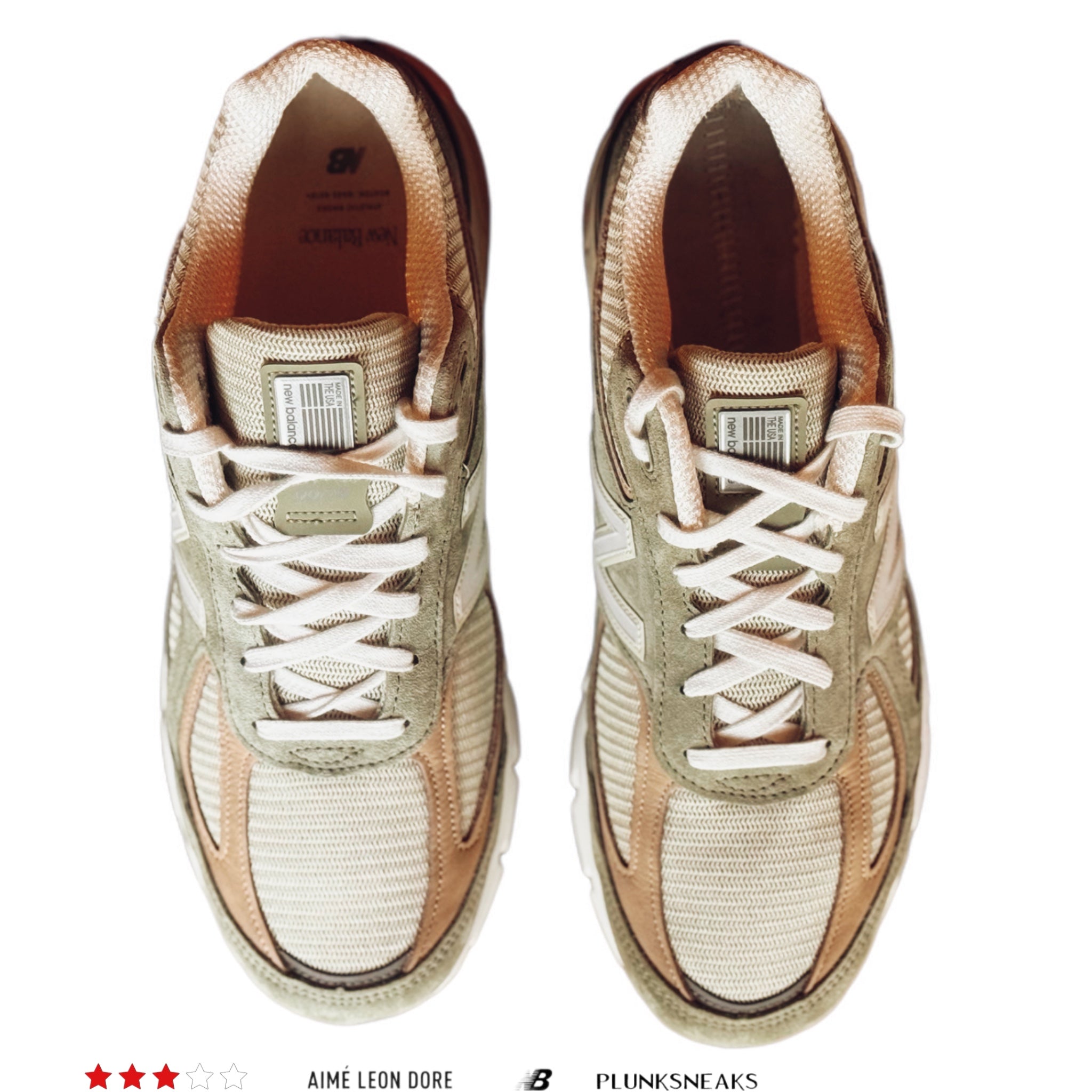 Aime Leon Dore Teddy Santis New Balance 990v4 MiUSA Olive Incense