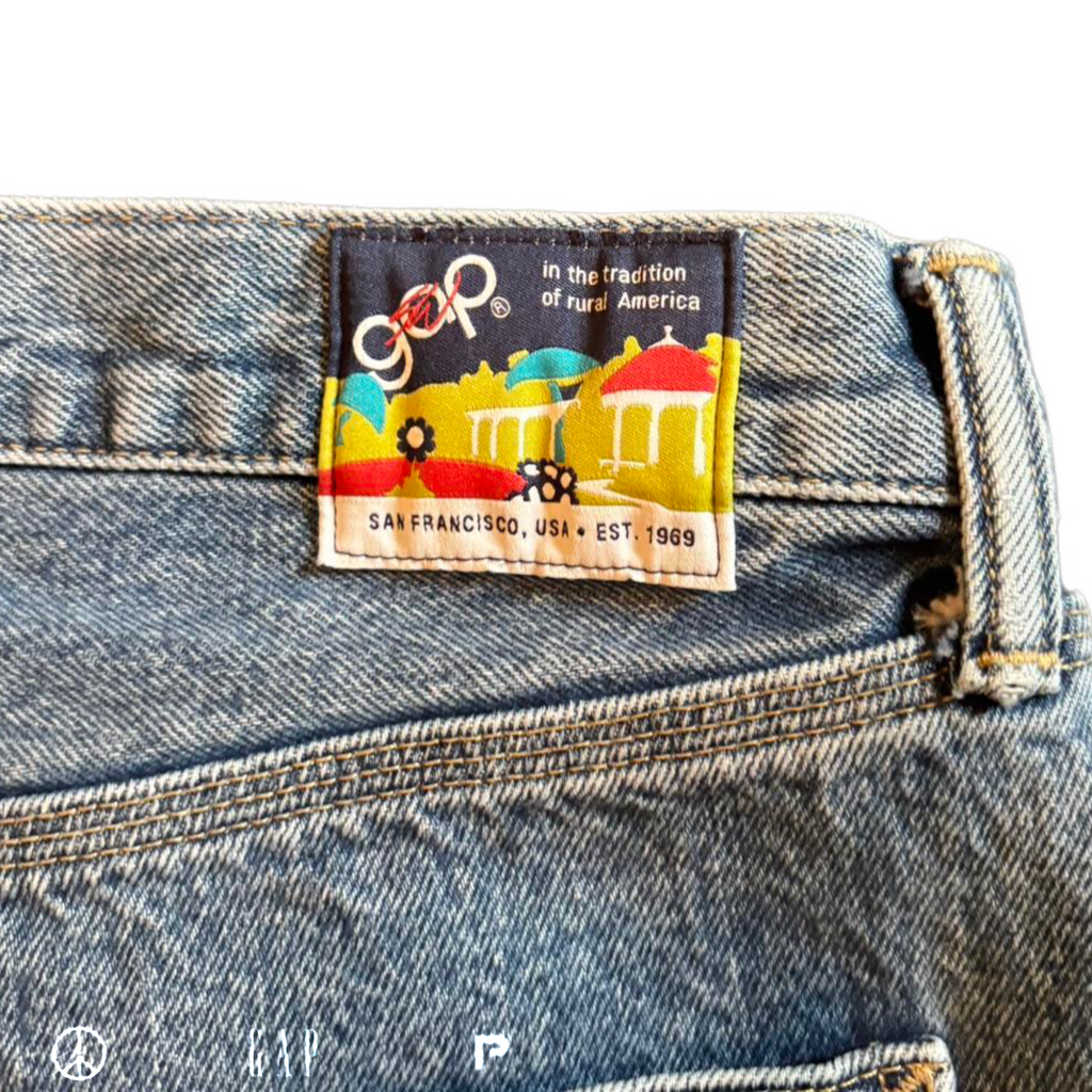 Gap Re-Issue Sean Wotherspoon Embroidered Denim Relaxed Carpenter Jean 2023