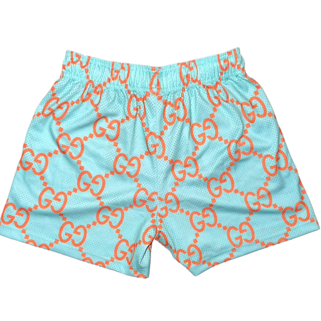 Bravest Studios Gucci-Inspired Mesh Monogram Shorts Miami 2021 (USED)