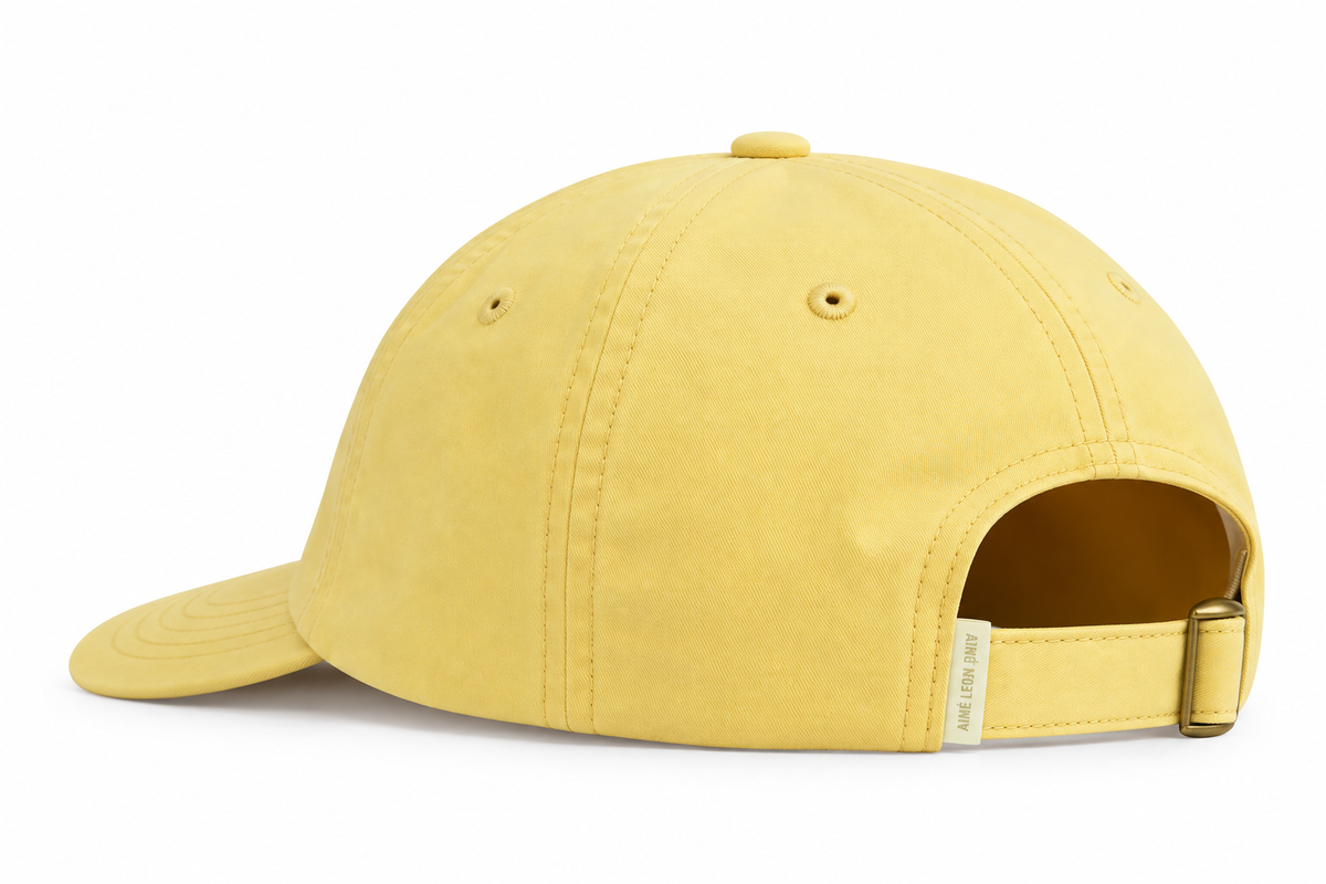 Aimé Leon Dore Logo Hat Vibrant Yellow 2021 (USED)