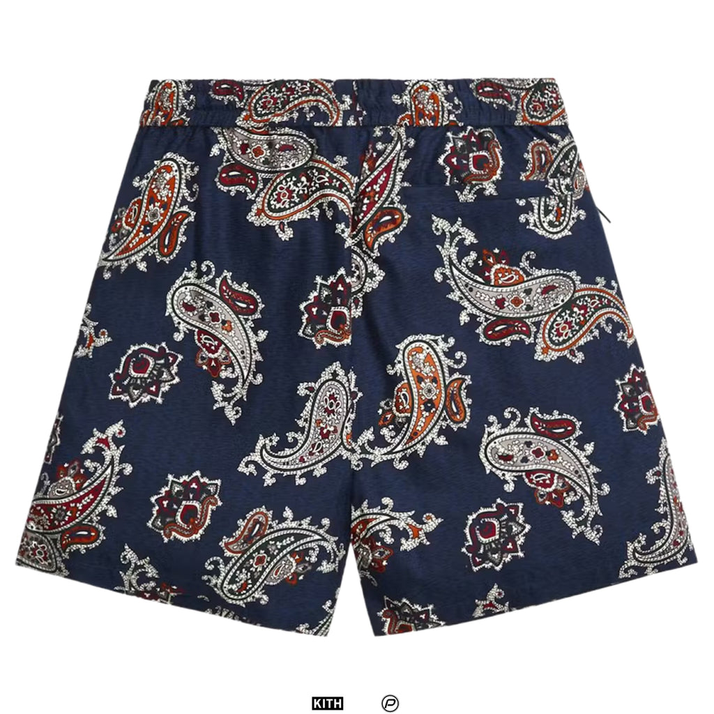 Kith Silk Cotton Paisley Active Shorts 2021 (USED)