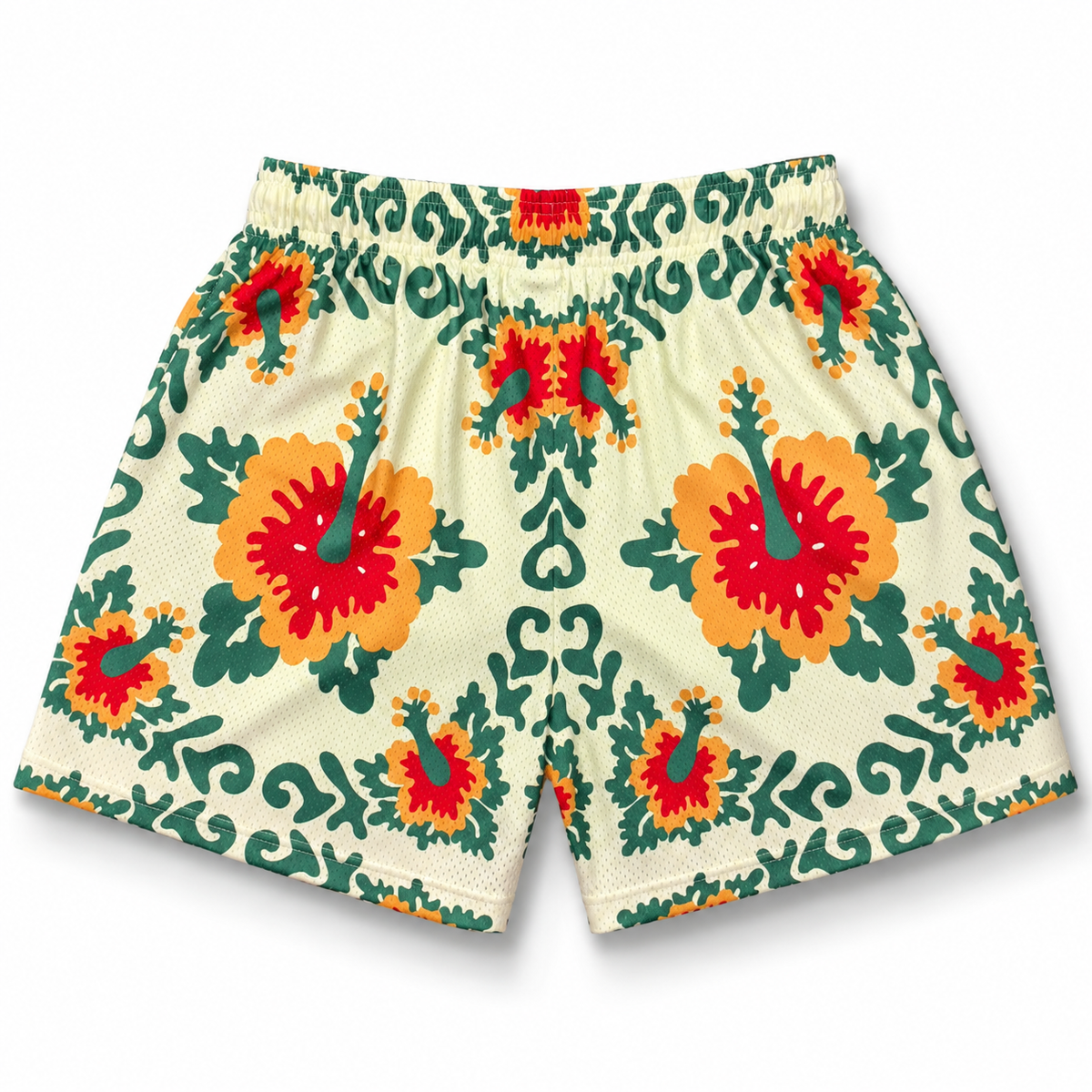Bravest Studios Cactus Flower Mesh Shorts Beige 2022 (USED)
