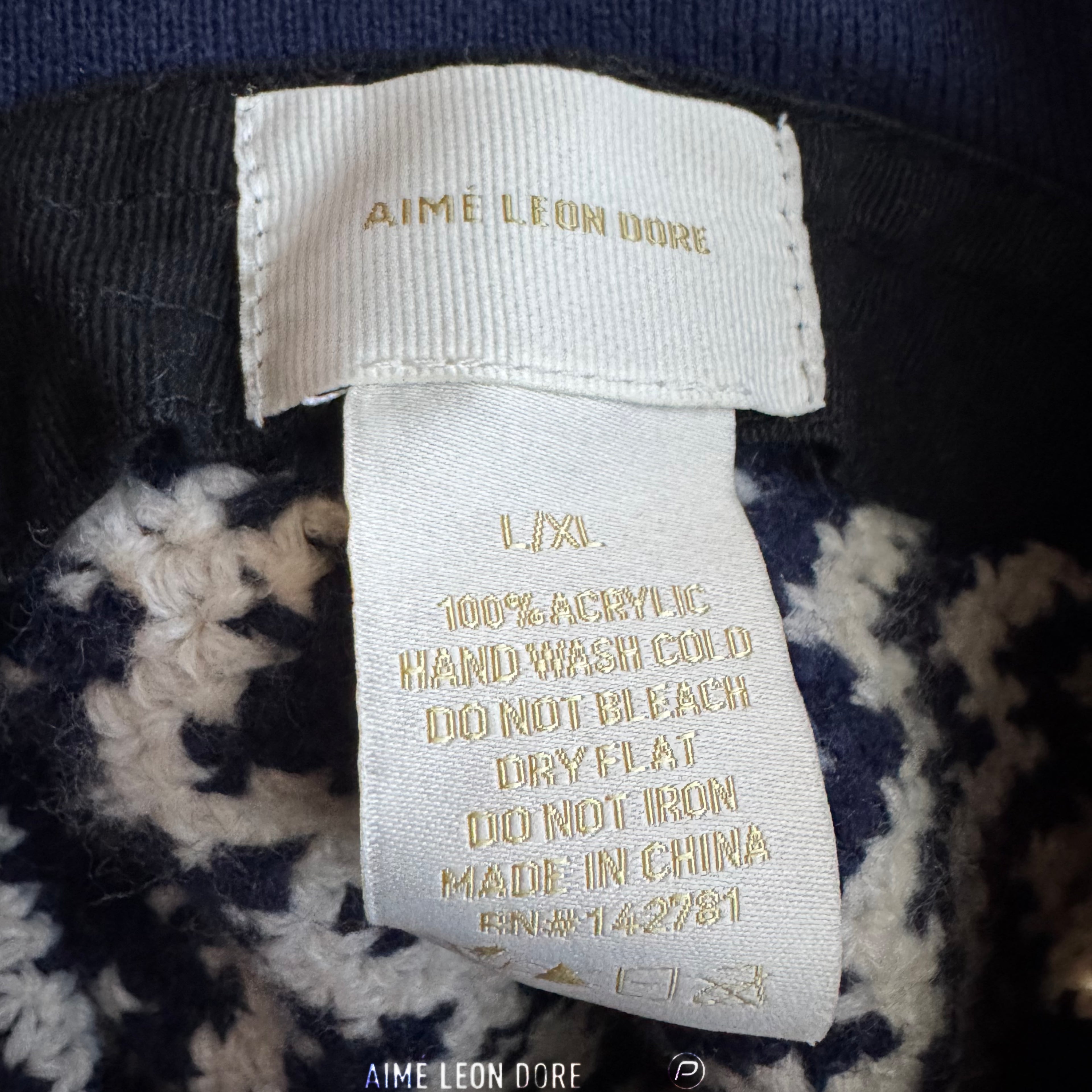 Aimé Leon Dore Crochet Bucket Hat Pristine/Blue 2024 (USED)