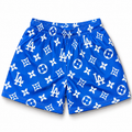 Bravest Studios Los Angeles Dodgers Louis Vuitton-Inspired Mesh Monogram Shorts Royal Blue 2021