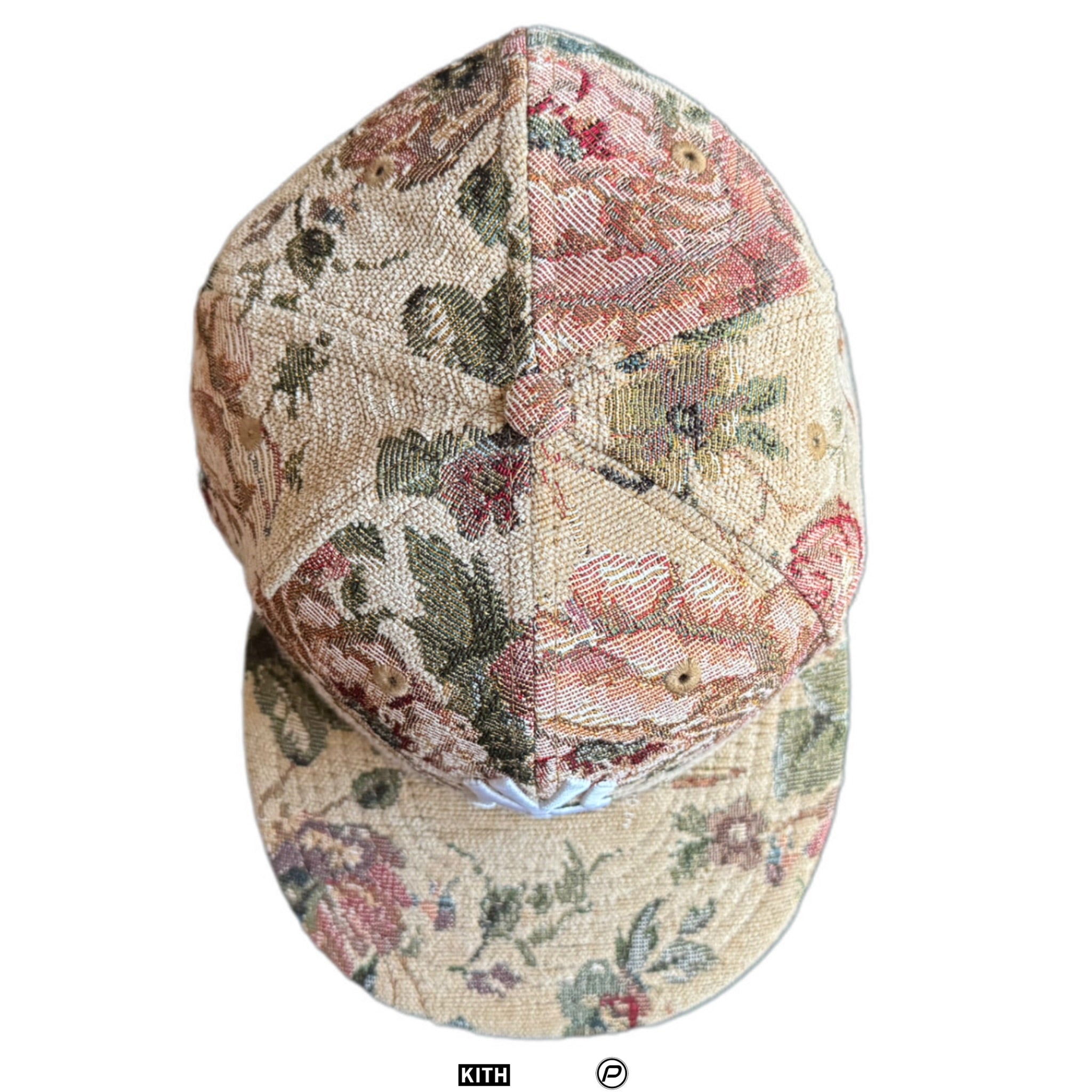 Kith x New Era For New York Yankees Tapestry Floral Waldorf Low Profile Cap 'Highland' 2022 (USED)