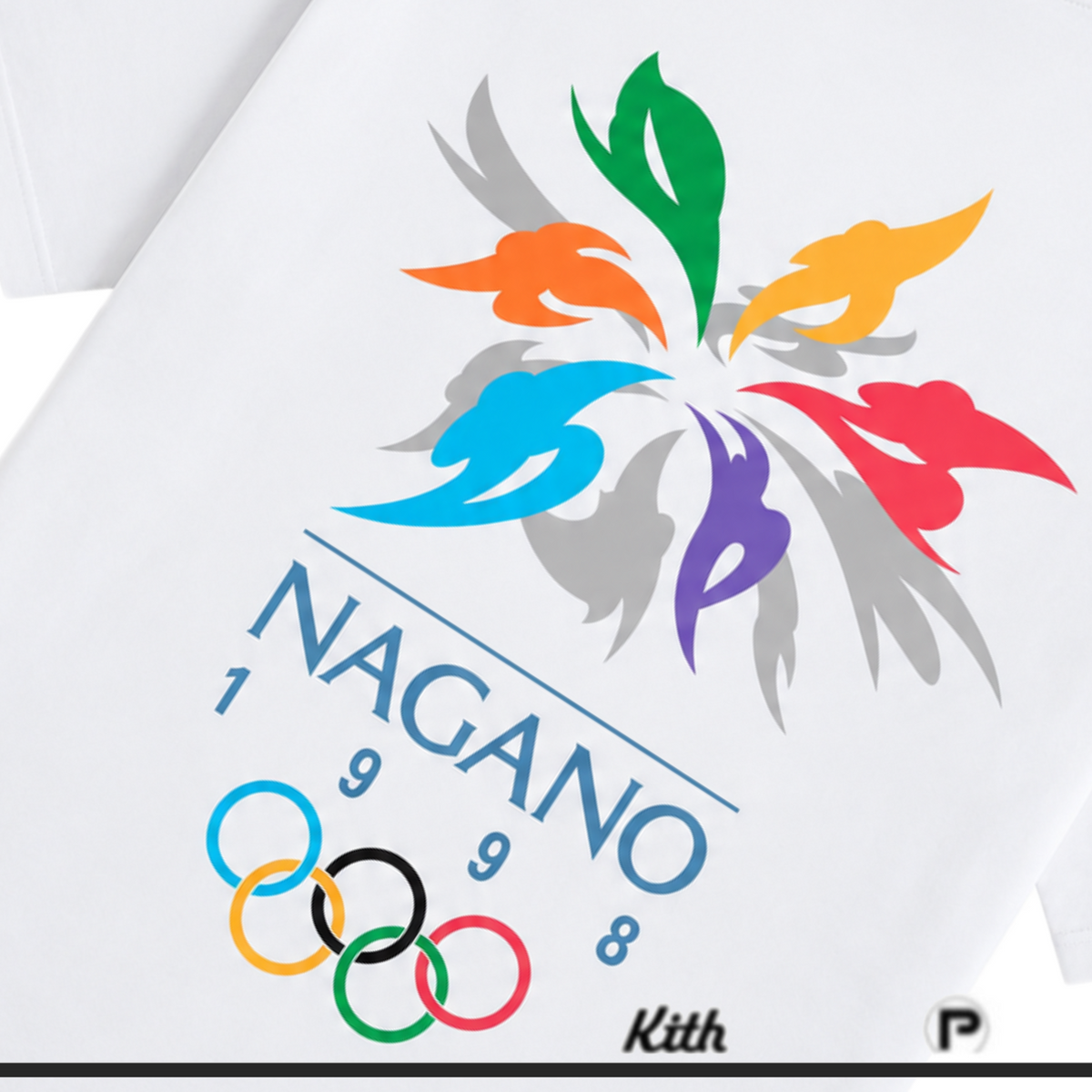 Kith for Olympics Heritage Nagano 1998 Vintage Tee White 2026