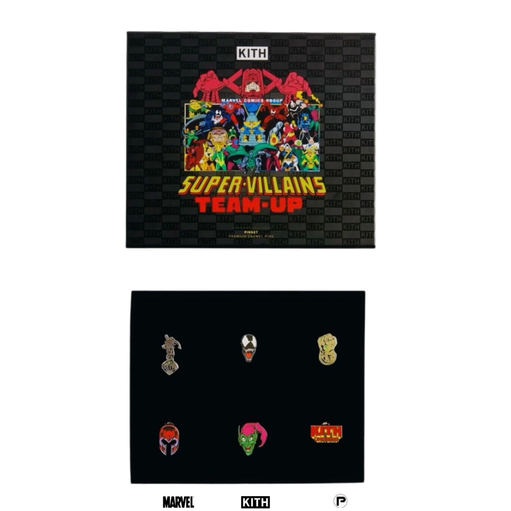KITH Marvel Super Villain 6-Piece Pin Set 2024