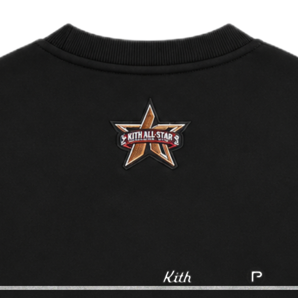 Kith for NBA All-Star Philadelphia 76ers Nelson Crewneck Black 2026