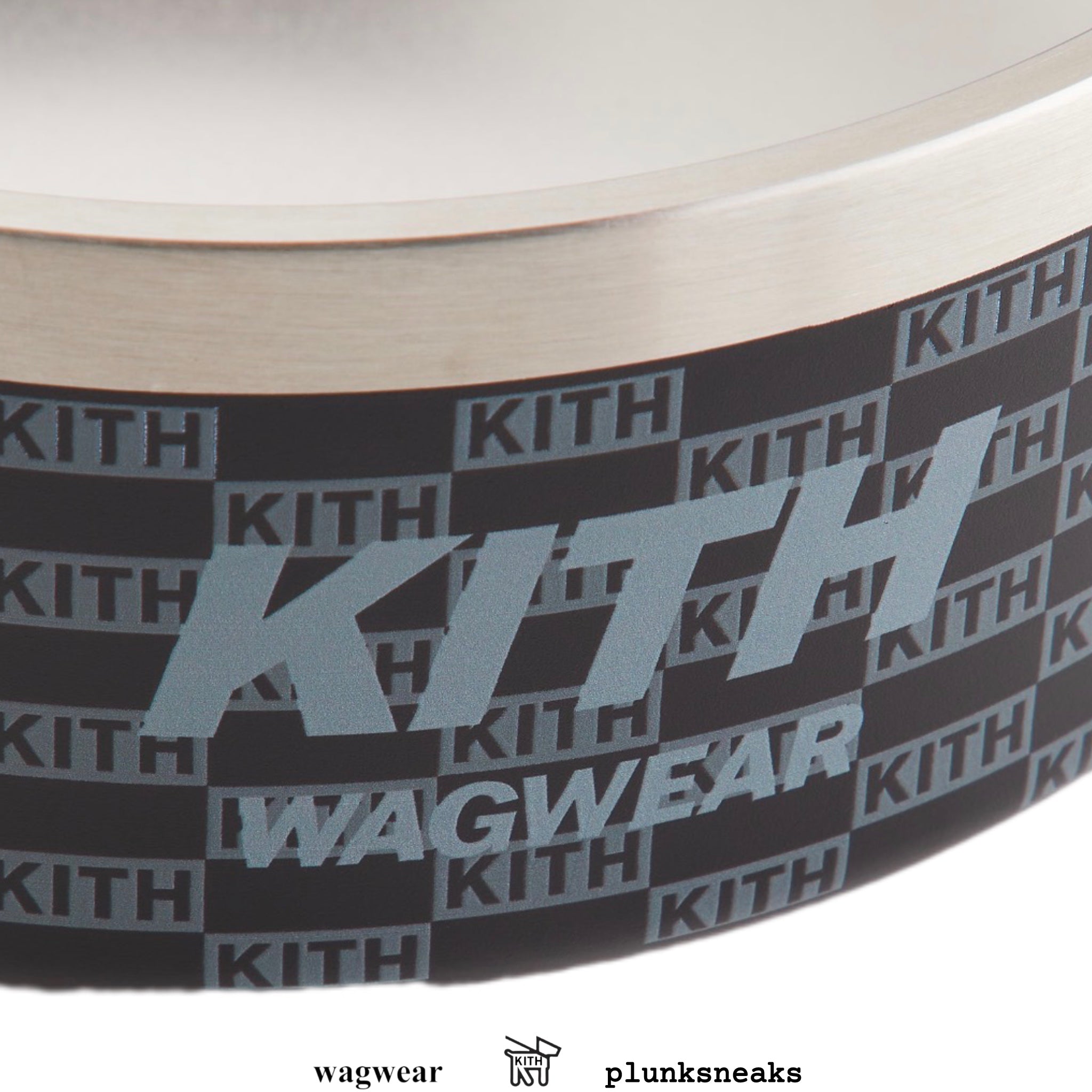 Kith for wagwear Metal Pet Bowl