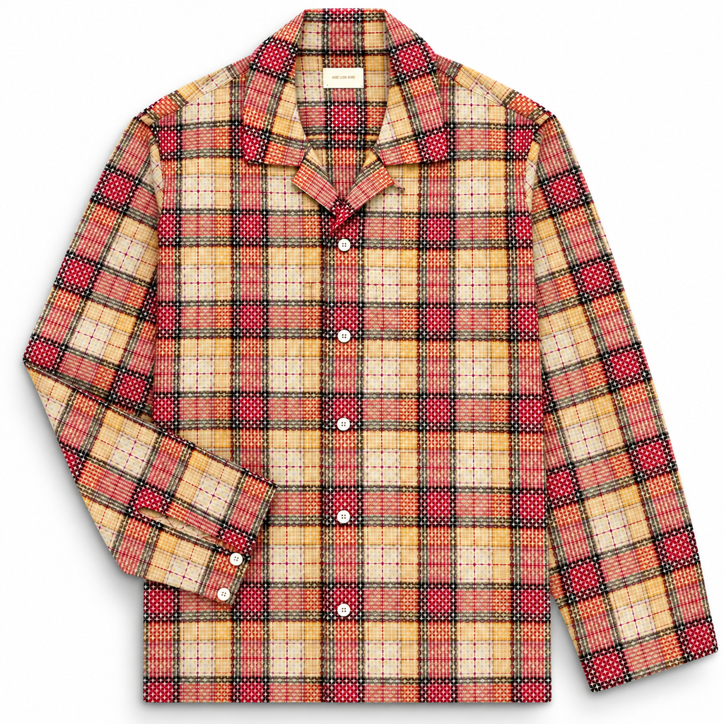 Aimé Leon Dore Patterned Leisure Shirt Red Multicolor 2024