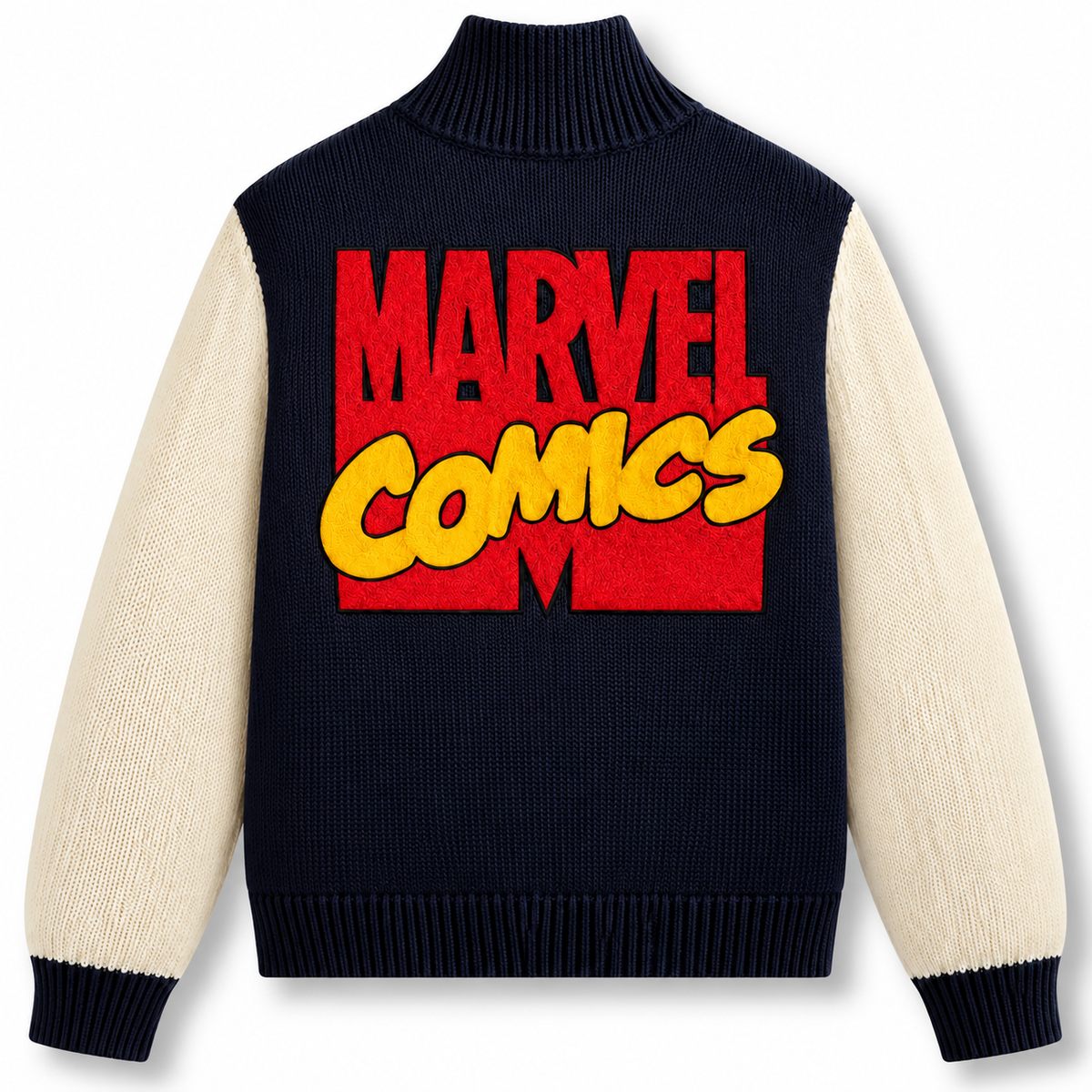 Kith Marvel Comics Wyona Full-Zip Sweater Jacket Nocturnal 2024 (USED)