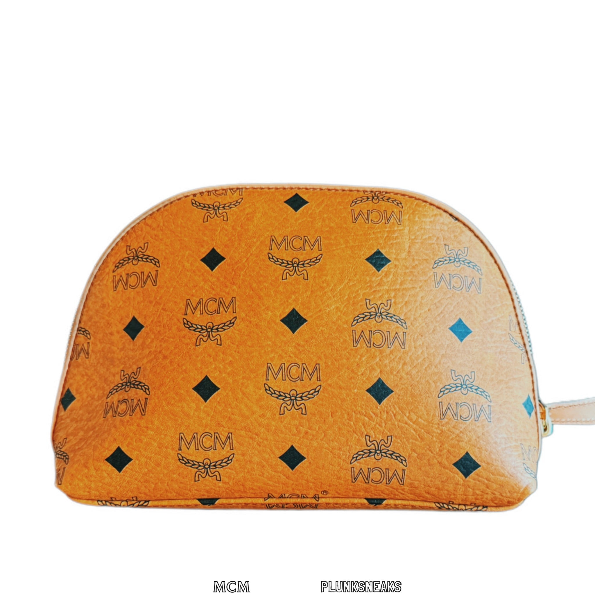MCM Visetos Heritage Line Croissant Cosmetics Toiletry Pouch 2019 (USED)