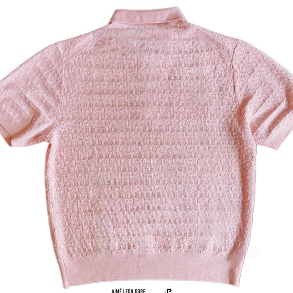 Aimé Leon Dore Merino Wool Polo Blush 2023 (USED)
