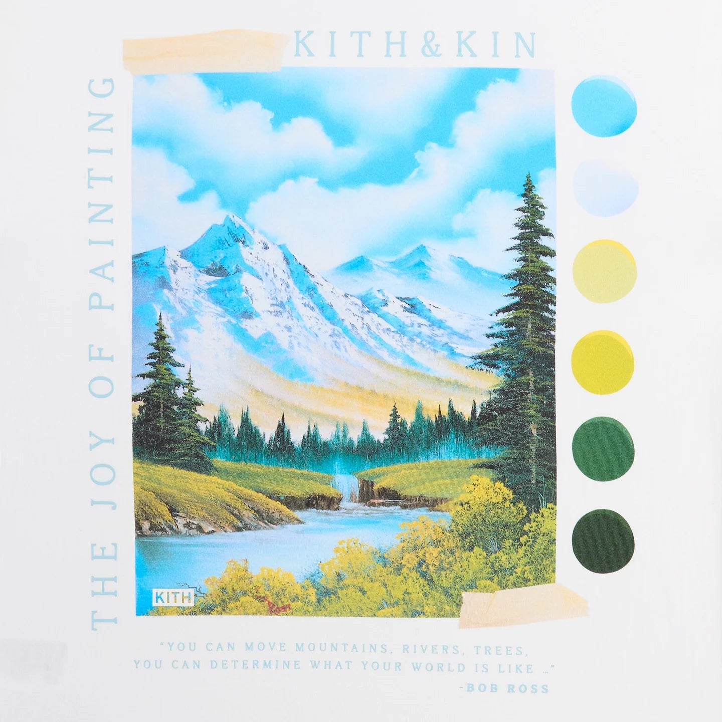 Kith for Bob Ross Palette Pocket Tee | Store Exclusive