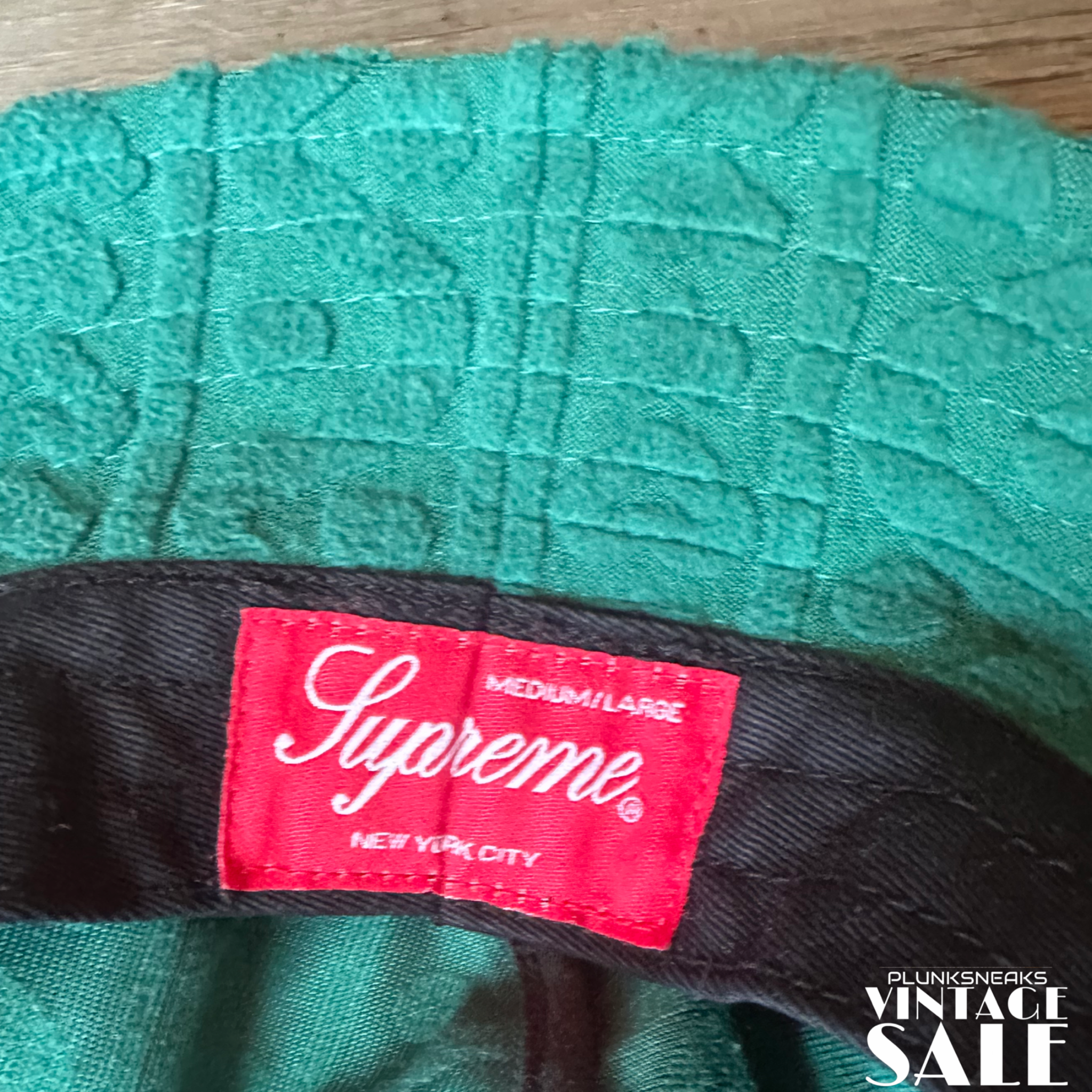 Supreme Terry Pattern Crusher Bucket Hat 2023 (USED)