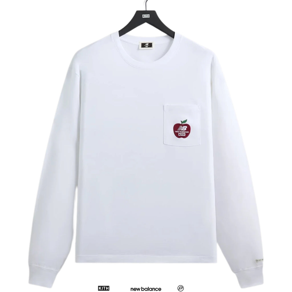 Kith & New Balance NY Woodblock Long Sleeve Pocket Tee