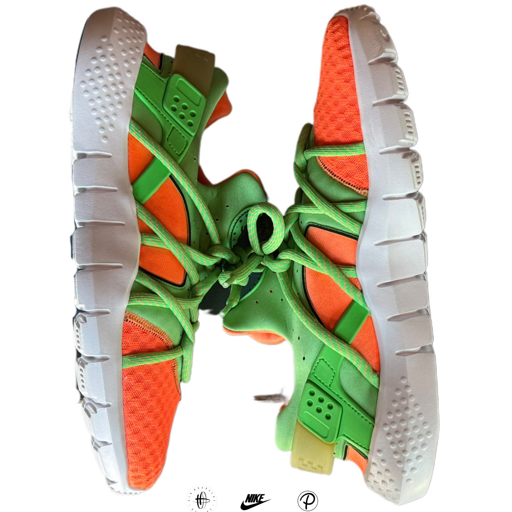Nike Air Huarache NM Total Orange Poison Green 2015 (USED)