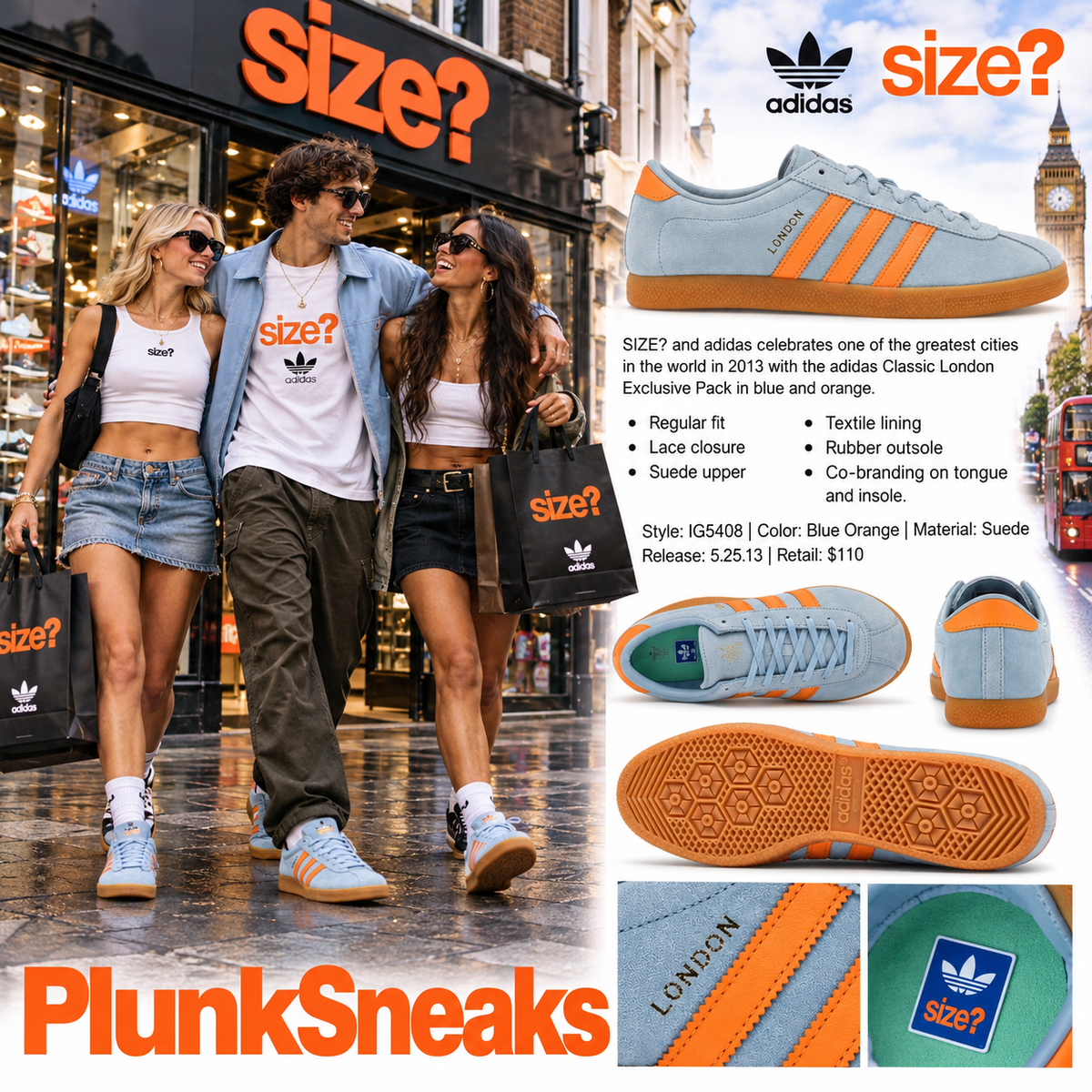 SIZE? adidas Classic London Pack 2013 (NEW)