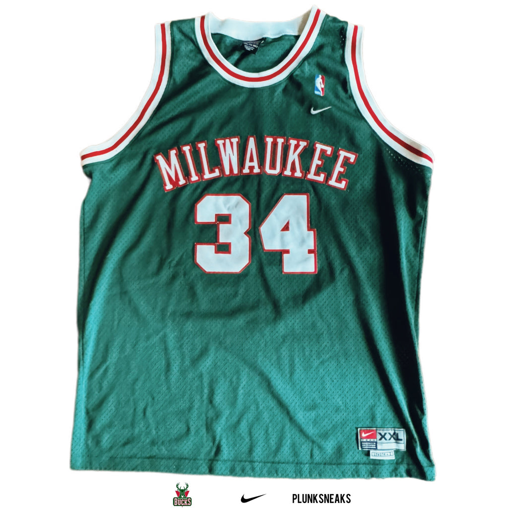Nike Swingman Milwaukee Bucks Ray Allen Throwback Jersey 2022 (USED)
