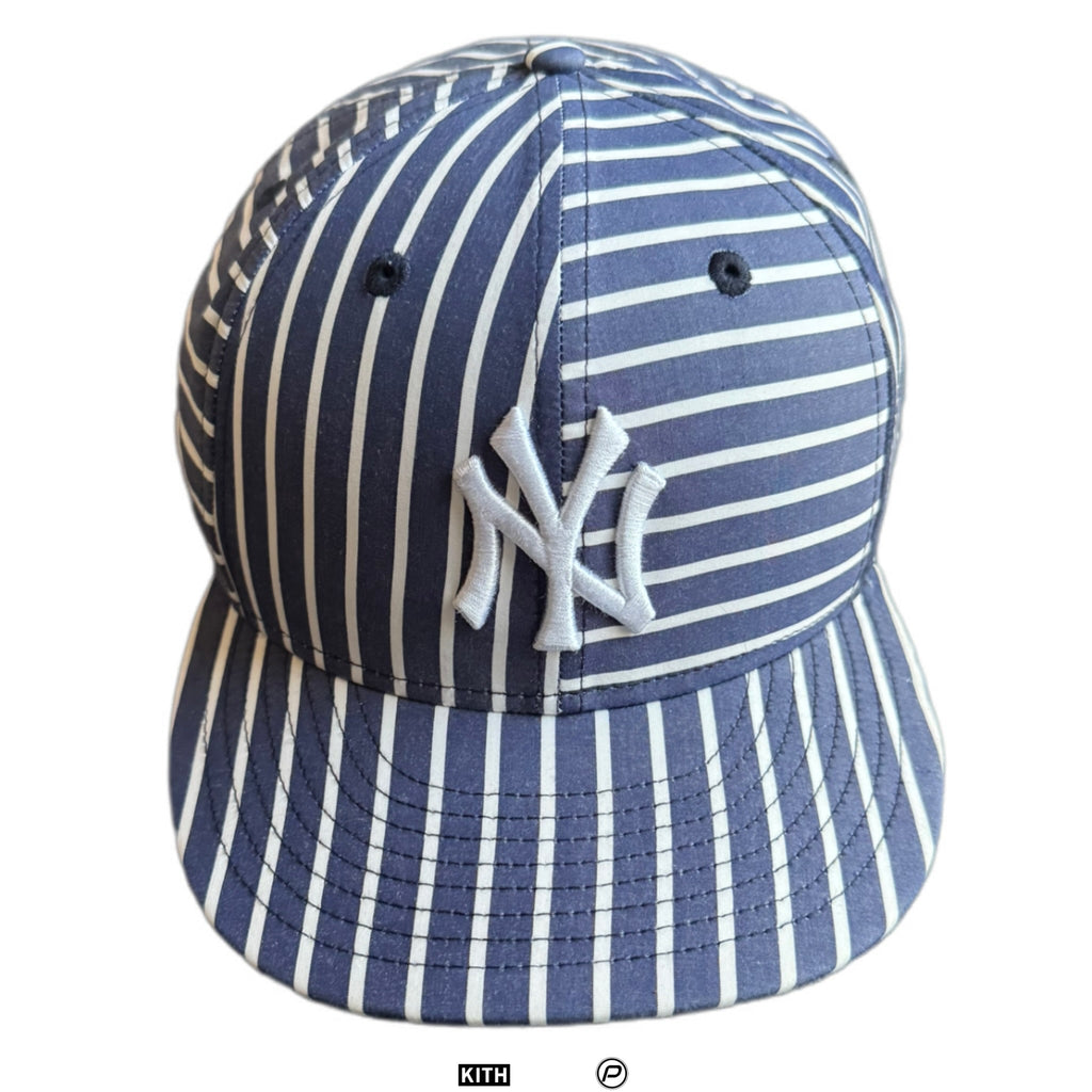 Kith New Era New York Yankees YD Stripe 59Fifty Low Profile Fitted Hat Montage 2022 (USED)
