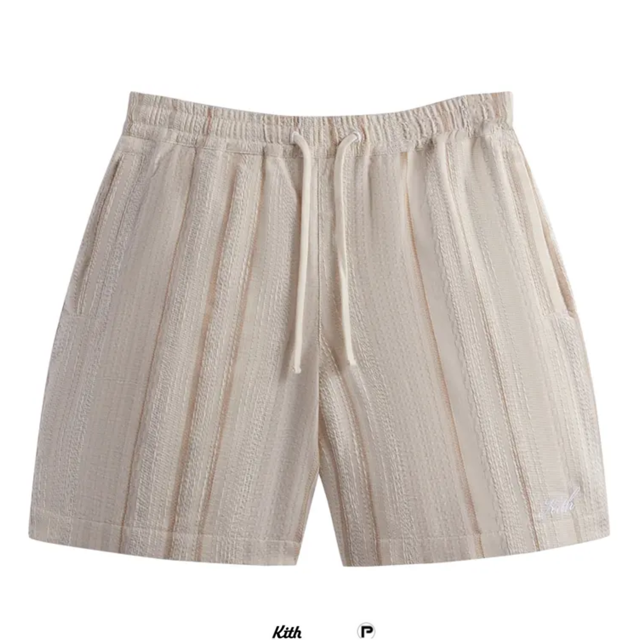 Kith Multi Stitch Hardaway Short Sandrift 2023