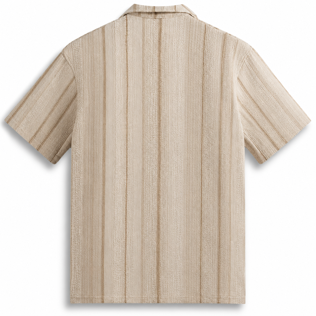 Kith Multi Stitch Thompson Camp Collared Shirt 2023 (USED)