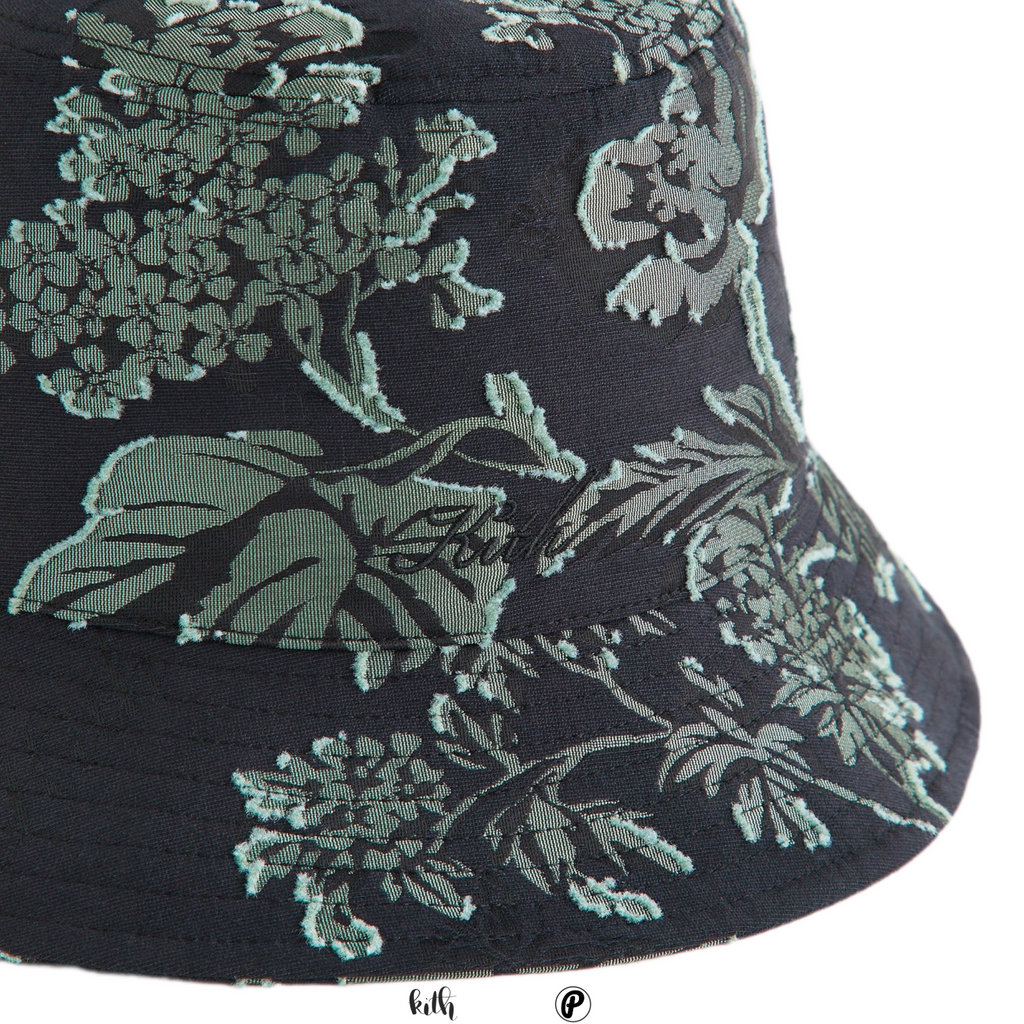 Kith for Needles Clip Jacquard Dawson Bucket Hat Black 2026