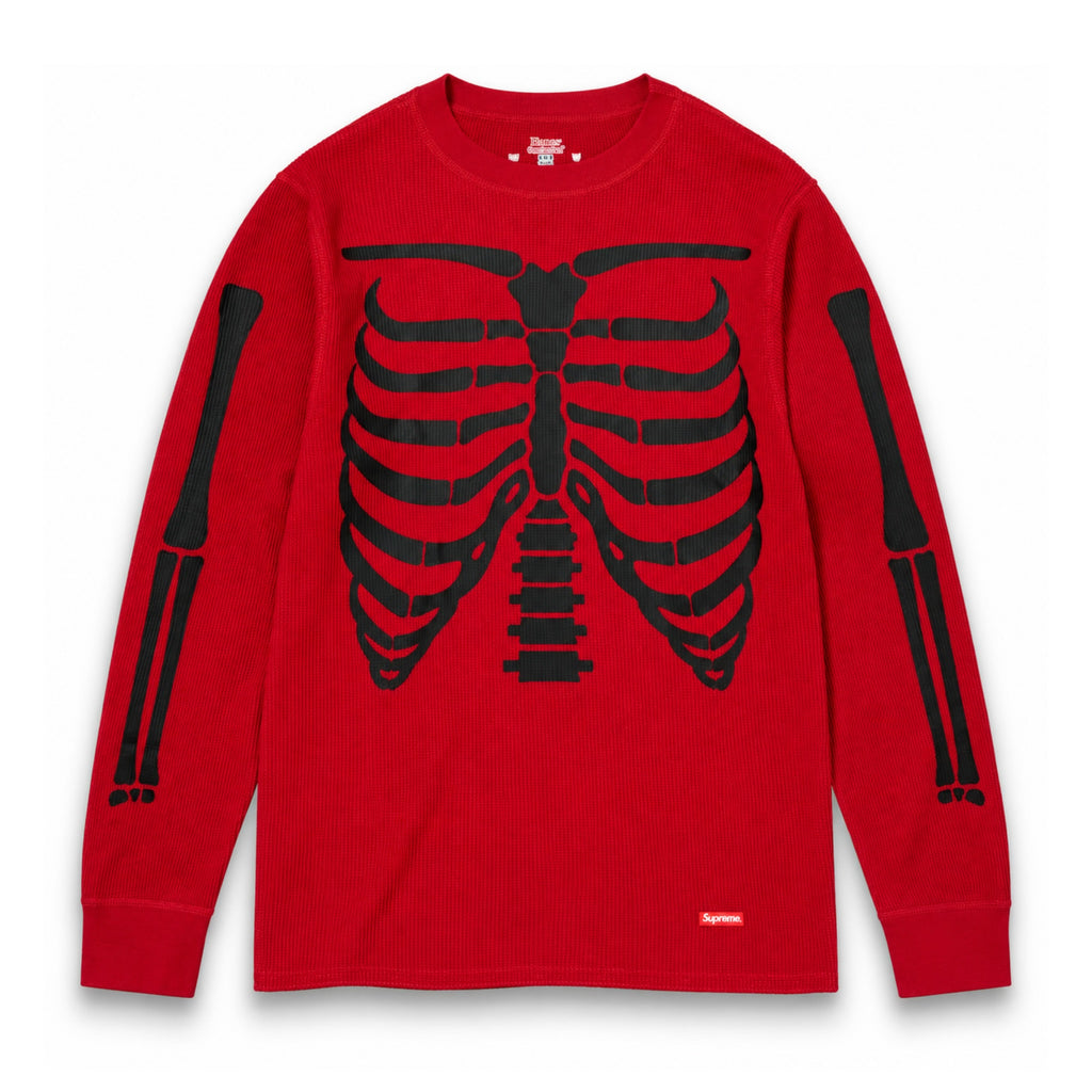 Supreme Hanes Bones Thermal Top Red 2026